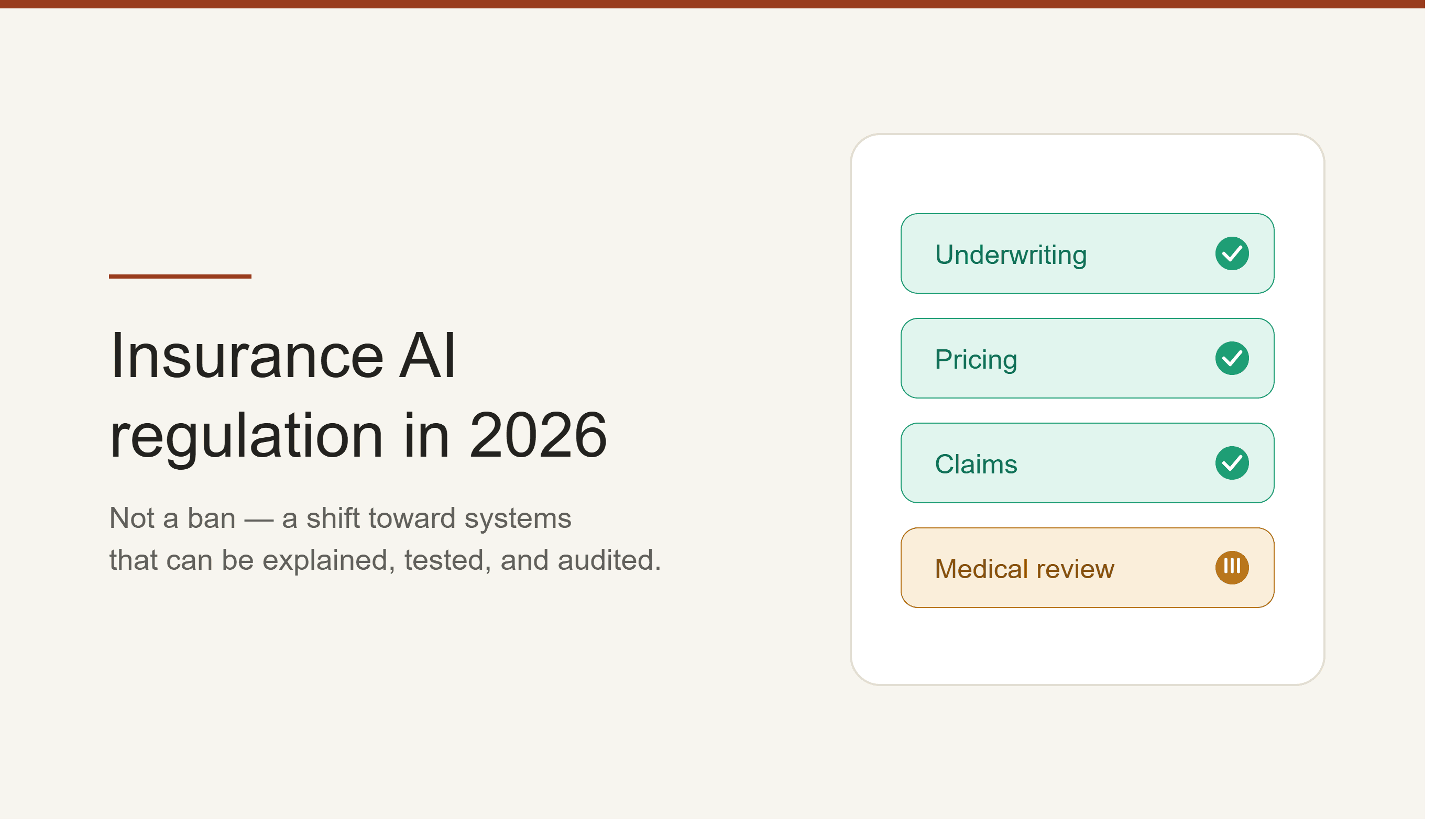Insurance AI Regulation in 2026: What Changed?
